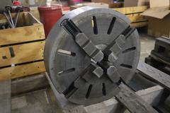 16" 4-Jaw Chuck with 3" Hole and D1-6 Camlock Back