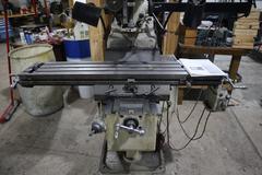 Trionics Handyman Vertical Knee Mill, Variable Speed, Accurite 2 Axis DRO, Power Table Feed