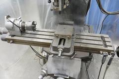 Bridgeport Series I-2HP CNC Vertical Milling Machine, Proto Trak Plus 2-Axis CNC Control/3-Axis DRO, Chrome Ways, Kurt Power Draw Bar