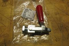 DE-STA-CO Model 604 Straight Line Clamp: (25 pcs) Through-Hole Base Mounting, Std Horizontal Handle, 0.62 in Arm Lg
