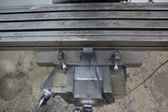 Kent 3VK Vertical Mill, Variable Speed, 10" x 50" Table, Servo Power Table Feed, 2 Axis DRO