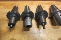  CAT50 Ridged Endmill & ER32 Collet Toolholders (10)