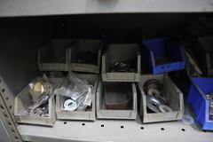 End Mills and Hardware in 2 -Door Metal Cabinet