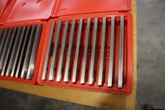 6" x 1/8" Steel Vise Parallel Sets In Cases, (6 Sets)