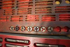 English Tap and Die Set in Metal Case with Dividers