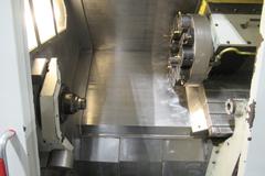 Haas HL-2 CNC Lathe Turning Center, Programmable Tailstock, Chip Auger