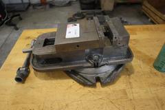 Muggli Mfg 6" Machine Vise with Hard Jaws, Swivel Base and Handle