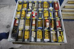 Equipto HD Tool Cabinet - LOADED with Milling Cutters, Inserts, and Drills