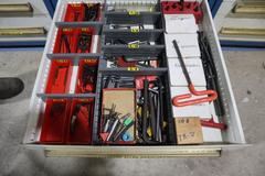 Equipto HD Tool Cabinet - LOADED with Drills, Taps and Dies, Countersinks, Letter and Number Punches and More