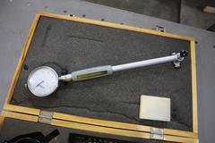 Fowler Bore Gage 0-.25 Indicator, .0005 Res Indicator, Wood Divider Box
