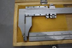 Inspection Devices: Brown & Sharpe 0-1" Micrometer, Etalon 0-1" Pressure Micrometer, Thread Triangles, 18" Vernier Caliper, Straight Edge
