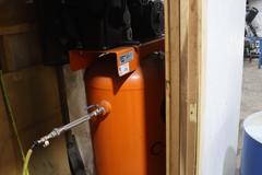 C'Aire 7.5 HP Piston Type Air Compressor, Tw0-Stage with Vertical Air Tank