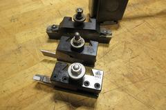 Aloris CXA Tool Post With Stick/Parting/Face Tool Holders