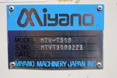 Miyano MTV-T310 CNC Vertical 4.5 Axis Machining Center w 2-Axis Rotary 