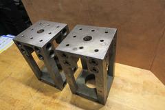 Cast Iron Rectangular Riser Fixture Plates w/ Ball Locks(2)