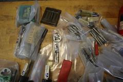 HSS Taps and Dies, Large and Small, Metric and Standard