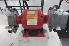 Sunex Tools 6" Double End Bench Grinder With Work Light