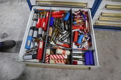 Equipto HD Tool Cabinet - LOADED with Milling Cutters, Inserts, and Drills