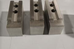 2" Aluminum & 3" Steel 3-Jaws for Kitagawa or Samchully Chucks P/n: KT-8300P, KT-8201AF - 1.5MM X 60 DEG Serrations
