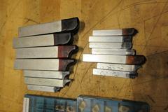 Assorted Carbide Inserts, Ingersoll & Hertel With Lathe Turning Tools & More!!