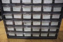 Muilt-Bin Cabinet with Center Drills and Taps