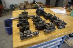 Aloris CXA Quick Change Tool Post with Various Tool Holders and More