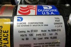 Dumore Tool Post Grinder Attachment w/ Wheels & Extra Arbors