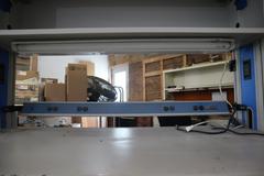 IAC Industries Portable Work Bench, (2) Upper Cabinets, Work Light, Power Strip, (3) Drawers, Formica Work Surface