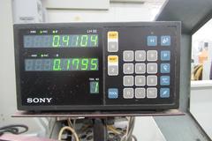 Clausing Metosa C 1765 Model Engine Lathe, Aloris Tool Post, Tailstock, Steady Rest, Sony 2-Axis DRO