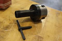 5C Mounted Indepedant 3.25" 4-Jaw Chuck with Wrench
