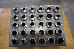 5C Collets on Metal Divider Rack