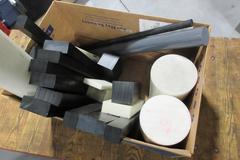Miscellaneous Plastics - Round 1"-6", Assorted Square Stock