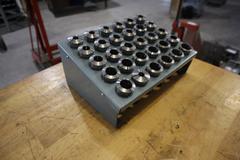 5C Collets on Metal Divider Rack