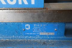 Kurt D-675 6" Machine Vise, Steel Jaws, Handle
