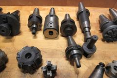 CAT40 Shellmill Holders, Ridged Endmill Holders, Boring Head & Various Shellmills
