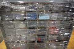 Multi-Bin Cabinet with Bearings and Carbide End Mills
