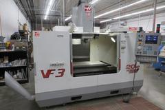 Haas VF-3 CNC Vertical Machining Center, Haas 32-Bit CNC Control, 20-Station Automatic Tool Changer, Programmable Coolant, USB