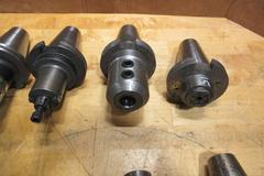  CAT50 Ridged Endmill & ER32 Collet Toolholders (10)