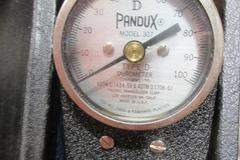 Chamfer Gage, Pandux Durometer Type "D", Doall 4-5/16" - 4-9/16" Snap Gage, Threaded Locating Pins