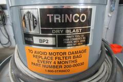 Trinco Dry-Blast Cabinet with BP2 Reclaim Unit