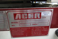 Acer Dynamic 1340G Engine Lathe, 13" x 40", 80 - 2,000 RPM, Tool Post, Tailstock, 2-Axis DRO