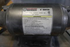 Central Machinery 6" Double End Buffer, with Assorted Buffing Wheels