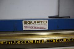 Equipto HD Tool Cabinet - LOADED with Drills, Taps, Reamers, Pipe Taps