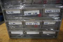 Multi-Bin Cabinet with Bearings and Carbide End Mills