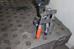 Acorn Welding Table with Craftsment 4.5" Bench Vise, Clamps and Accessories