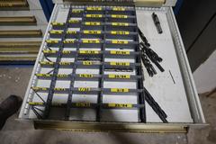 Equipto HD Tool Cabinet - LOADED with Drills, Taps, Reamers, Pipe Taps