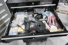 Craftsman Top & Bottom Box, Rolling Tool Cabinet w/ Misc Electrical Connectors 