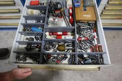 Equipto HD Tool Cabinet - LOADED with Drills, Taps and Dies, Countersinks, Letter and Number Punches and More