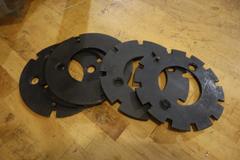 Vertex Indexing Super Spacer Horizontal or Vertical Mounting with 8" HHT 3 Jaw Chuck and Handle