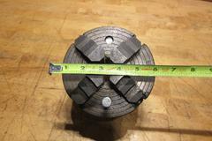 Union Manufacturing Co. 6" Independent 4 Jaw Lathe Chuck, 1.5" Thru Hole, 4 Bolt Direct Mount